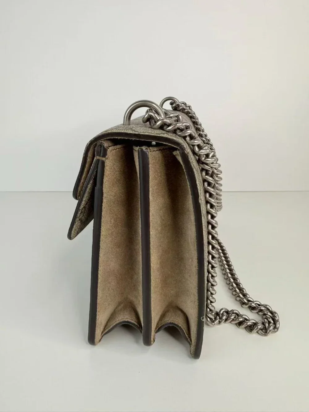 Gucci Dionysus Small GG Supreme Canvas Shoulder Crossbody Bag